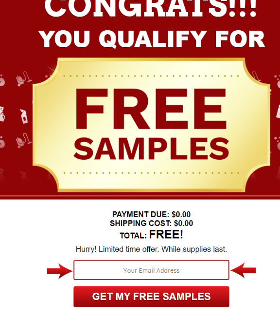 "Claim your free product samples today – limited-time offer"